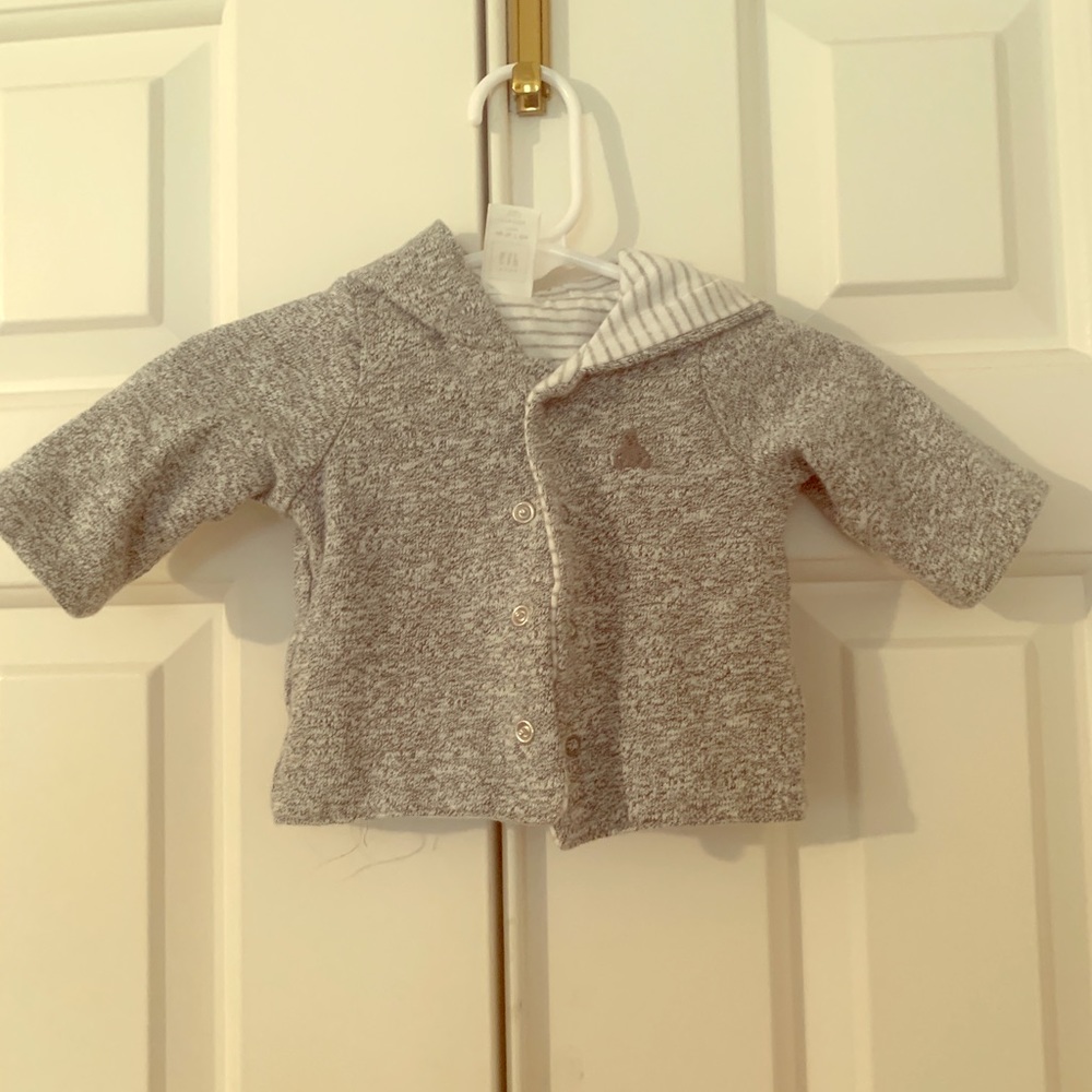 Baby Gap Newborn Grey Hoodie